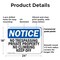 Signmission No Trespassing Private Property No Climbing OSHA Notice Sign, Plastic, 24in W x 18in L, 2PK OS-2PACK-NS-P-1824-L-14970 - alternate 4